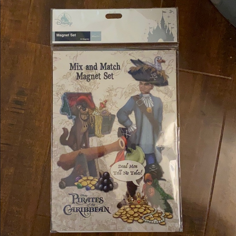 Disney pirates magnet set